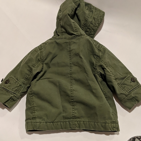 Old Navy baby boy Olive Green Jacket with a fleece lining - Picture 4 of 4